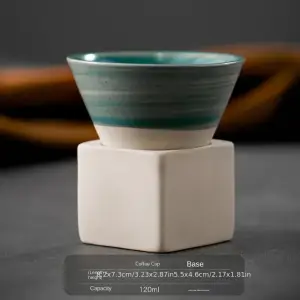 Tasse à Espresso en Céramique - Bleu 120ml