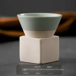 Tasse à Espresso en Céramique - Vert 120ml