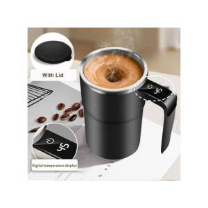 Tasse à Mélanger Automatique avec Affichage Température _ Noir