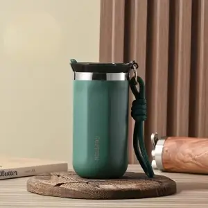 Tasse thermos 350 ml en acier inoxydable_Vert